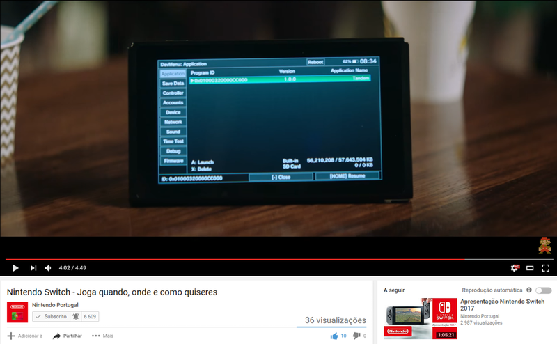Illustration for article titled Nintendo Accidentally Reveals Switch Developer Menu